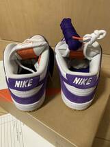 新品未使用　26.5cm US8.5 Nike SB Dunk Low Pro ISO Orange Label Court Purple Gum ナイキ SB ダンク ロー コートパープル DV5464-500_画像7