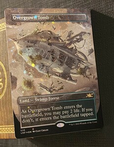 ラスト1枚【新品未使用】草むした墓　ギャラクシーFOIL　アンフィニティー　統率者　EDH　希少　プレミア　限定品