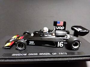 【カスタム・一点物・送料込】スパーク 1/43 シャドウDN3B 1975 ブラジルGP仕様　プライス