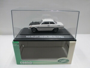 新品　1/43　エブロ　いすゞ　ベレット　GTR　ホワイト　絶版