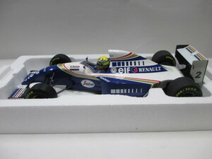 新品　1/18　ミニチャンプス　ウィリアムス　ルノー　FW16　アイルトンセナ　絶版