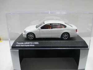  новый товар 1/43 Kyosho Toyota Aristo 1998 жемчужно-белый распроданный 