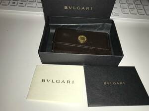 ほぼ美品BVLGARIブルガリキーケース本物￥500から