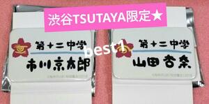 渋谷TSUTAYA限定★僕の心のヤバイやつ名刺風缶バッジ　山田杏奈＆市川京太郎　２種類セット★送料無料◎