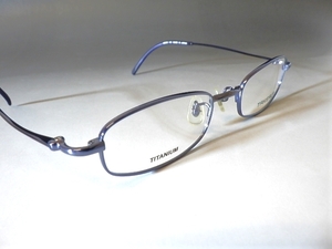 メイドイン鯖江◆TAKERU【チタン メガネフレーム TK-0355】ネイビー◆新品 ◆眼鏡/めがね