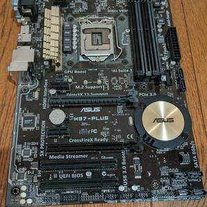 ASUS H97-PLUS LGA1150 H97 ATXマザ●マザーボードの画像1