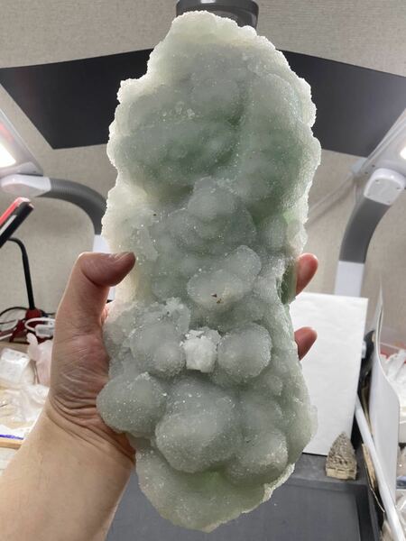 【閉山品】江西省産 フローライト と 水晶 の 共生 原石 約2.8kg 0116