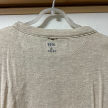 45R 超ガーゼのニットソープリントTシャツ サイズM /パトアッシュ 期間限定 完売_画像5