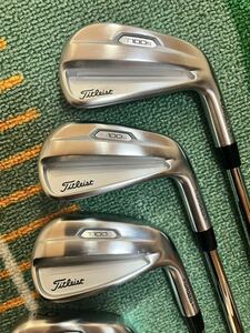 【美品】タイトリスト TITLEIST T-Seriesアイアンセット T100S #6.7.8.9.P ヘッドカバー付き　N.S.PRO MODUS3 TOUR 115 フレックスS