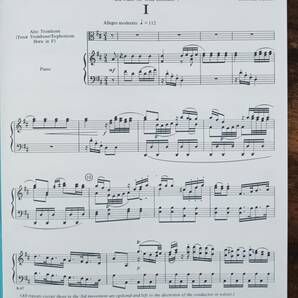 送料無料 トロンボーン楽譜 レオポルト・モーツァルト：アルト・トロンボーンとピアノのための協奏曲 サミュエル・アドラー編の画像4