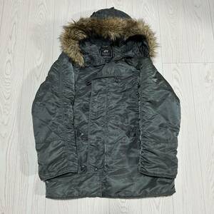 C245 ALPHA INDUSTRIES アルファ インダストリーズ ミリタリージャケット N-3B N3B メンズ サイズL