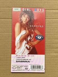 サブリナ ホットガール ボイーズ 8cm シングル CD Sabrina Hot girl boys 