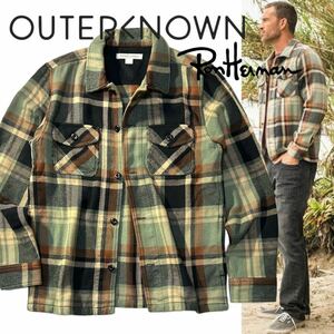 【OUTER KNOWN】RHCが心酔するアウターノウンの高機能シャツ◎!!ロンハーマンセレクト 2.8万 ブランケットシャツジャケット 長袖シャツ