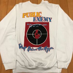 Public Enemy スウェット 90sビンテージ RAP TEE Wu-tang Clan 2PAC ビースティーボーイズ N.W.A. ICE CUBE カニエウエスト ヒップホップ 2