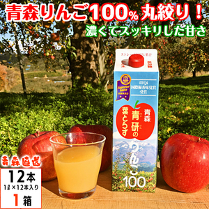 leaf ... apple juice 1000mg 1 2 ps 1 case Aomori production 100% strut .. no addition apple juice juice blue .