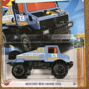 61..... MERCEDES-BENZ UNIMOG 1300L ,ウニモグ , ベーシックカー【ホットウィール】 同梱可 