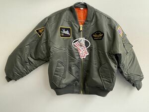 【新品】ROTHCO MA-1 FLIGHT JACKET ワッペン付き　ロスコ　MA-1 フライトジャケットXL　 KIDS　男女兼用