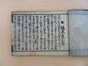 役者評判記「書名不詳 中巻」江戸時代和本 歌舞伎役者