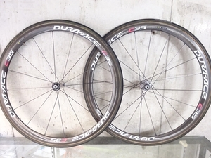 ▲DURA-ACE　カーボンホイール前後セット　WH-7900　チューブラー仕様　C35▲2980