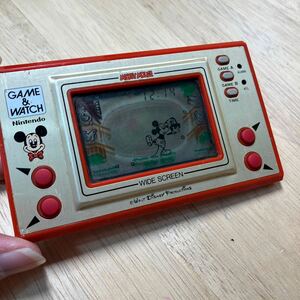 L12105 Nintendo GAME nintendo * Mickey Mouse Game & Watch * MICKEY game that time thing 