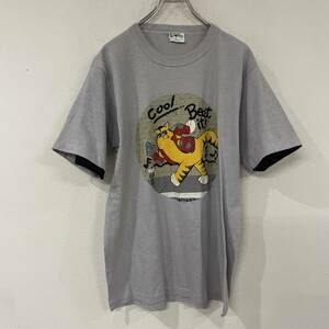 ビンテージ　super　shirt　アニマル　ネコ　ダンス　 デザイン　Tシャツ　240123