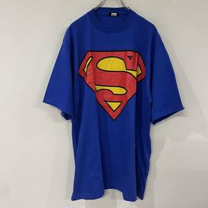 ビンテージ　changes USA製　スーパーマン　ロゴ　DCコミック　ヒーロー　アメコミ　 デザイン　Tシャツ　240123