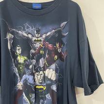 ビンテージ　DCコミック　ジャスティスリーグ　スーパーマン　バットマン　アメコミ　ヒーロー　 デザイン　Tシャツ　240123_画像2