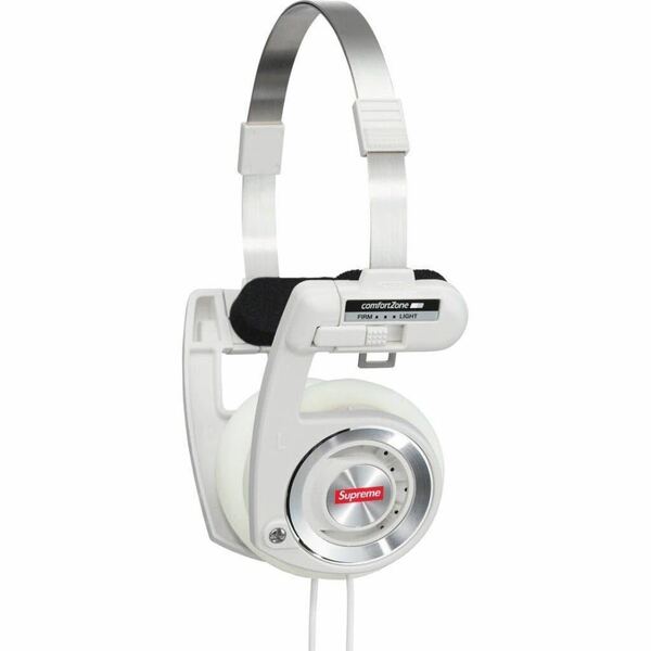 送料無料 白 Supreme Koss Portapro Headphones White 23FW シュプリーム コス ポタプロ ヘッドホン ホワイト Box Logo ボックスロゴ 新品