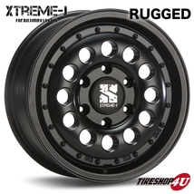 4本セット XTREME-J RUGGED 16x6.5J 6/139.7 +38 SBK MONSTA TERRAIN GRIPPER A/T 215/70R16 ホワイトレター ハイエース 200系_画像2