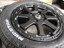 4本セット XTREME-J エクストリームJ 14x4.5 4/100 +43 MUDSTAR RADIAL A/T 155/65R14 ホワイトレター 軽自動車 N-BOX タント ミラ ラパン_画像2