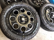 4本セット XTREME-J KK03 15x4.5J 4/100 +45 SBM MUDSTAR radial A/T 165/60R15 ホワイトレター 軽自動車 デリカD2 キャスト アゲトラ_画像10