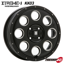 4本セット XTREME-J KK03 15x4.5J 4/100 +45 SBM MUDSTAR マッドスター ラジアル A/T 165/60R15 WL 軽自動車 ハスラー デリカミニ キャスト_画像2