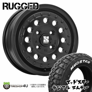 4本セット XTREME-J RUGGED ラギッド 14x5.0J 4/100 +35 +45 SB MUDSTAR マッドスター ラジアル M/T 165/65R14 WL デリカミニ ハスラー