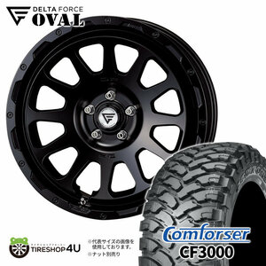 4本セット DELTAFORCE OVAL 20x9.0J 5/130 +25 SBK COMFORSER CF3000 F2 285/50R20 ベンツ Gクラス W463