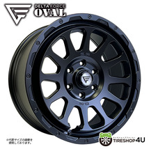 4本セット DELTAFORCE OVAL 20x9.0J 6/139.7 +55 SBK TOYO OPEN COUNTRY R/T 275/55R20 ホワイトレター ランドクルーザー300系_画像2