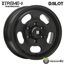 4本セット XTREME-J D:SLOT DSLOT 16x6.5J 6/139.7 +38 SBK YOKOHAMA GEOLANDAR M/T G003 215/70R16 ハイエース 200系_画像2