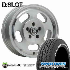 4本セット XTREME-J D:SLOT DSLOT 16x6.5J 5/114.3 +30 POL TOYO OPEN COUNTRY A/T EX 215/70R16 ホワイトレター デリカD5 など