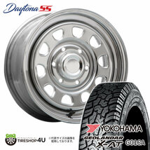 4本セット MLJ DAYTONA SS 16x6.5J 6/139.7 +45 CR YOKOHAMA GEOLANDAR X-AT G016A 215/65R16 WL NV350 キャラバン_画像1