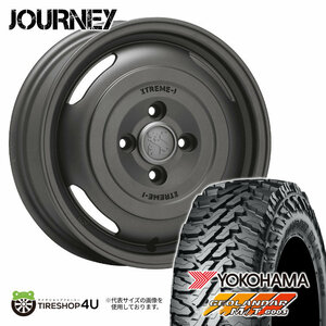 4本セット XTREME-J JOURNEY 12x3.50B 4/100 +45 GB YOKOHAMA GEOLANDAR M/T G003 145/80R12 軽トラ 軽バン エブリィ ハイゼット