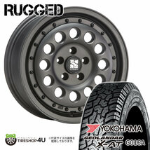 4本セット XTREME-J RUGGED 16x6.5J 5/114.3 +32 GBK YOKOHAMA GEOLANDAR X-AT G016A 215/65R16 ホワイトレター カローラクロス_画像1