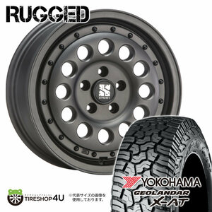 4本セット XTREME-J RUGGED 16x6.5J 5/114.3 +32 GBK YOKOHAMA GEOLANDAR X-AT G016 215/70R16 ブラックレター デリカD5