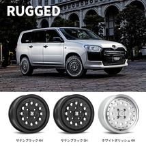 4本セット XTREME-J RUGGED 16x6.5J 5/114.3 +32 GBK TOYO OPEN COUNTRY A/T EX 215/70R16 ホワイトレター デリカD5_画像3