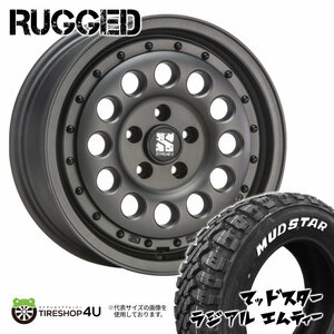 4本セット XTREME-J RUGGED 16x6.5J 5/114.3 +32 GBK MUDSTAR RADIAL M/T 225/70R16 ホワイトレター デリカD5