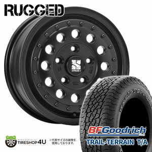 4本セット XTREME-J RUGGED 16x6.5J 5/100 +38 SBK BFGoodrich TRAIL-TERRAIN T/A 215/65R16 ホワイトレター ライズ ロッキー ハイブリッド