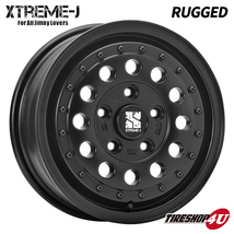 4本セット XTREME-J RUGGED 16x6.5J 5/114.3 +32 SBK MONSTA TERRAIN GRIPPER A/T 215/70R16 ホワイトレター デリカD5_画像2