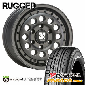 4本セット XTREME-J RUGGED 16x6.5J 6/139.7 +38 GBK YOKOHAMA PARADA PA03 215/65R16 ホワイトレター ハイエース 200系