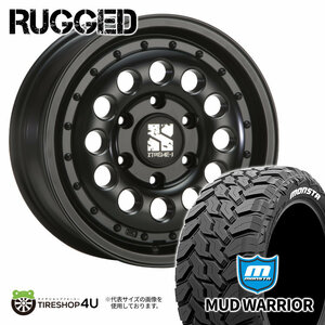 4本セット XTREME-J RUGGED 16x6.5J 6/139.7 +38 SBK MONSTA MUD WARRIOR M/T 215/70R16 ホワイトレター ハイエース 200系