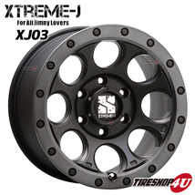 4本セット XTREME-J XJ03 18x8.0J 6/139.7 +20 FBK YOKOHAMA GEOLANDAR X-AT G016 265/60R18 ブラックレター プラド ハイラックス_画像2