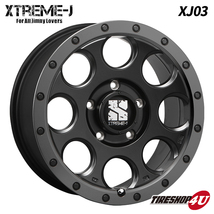 4本セット XTREME-J XJ03 18x8.0J 5/127 +45 FBK YOKOHAMA GEOLANDAR X-AT G016 275/65R18 ブラックレター ジープ ラングラー JL JK_画像2