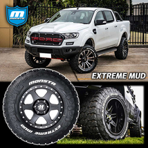 4本セット XTREME-J XJ03 17x7.5J 5/127 +40 FBK MONSTA EXTREME MUD EX M/T 33x12.50R17 ホワイトレター ジープ ラングラー JL JK_画像6